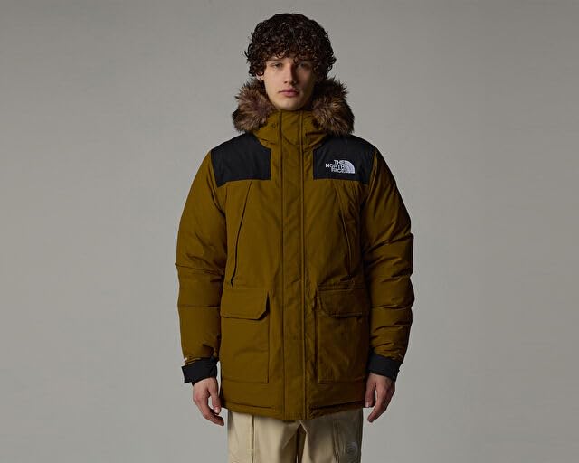 THE NORTH FACE Men's McMurdo Parka | Long Waterproof Winter Jacket With 600 Fill Waterfowl Down Insulation