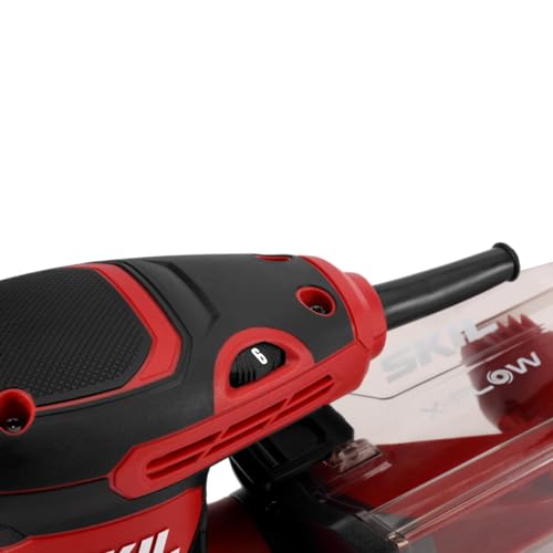 SKIL 5” Random Orbital Sander with Cyclonic Dust Box & 3pc Sanding Sheet - SR211601, Multicolor