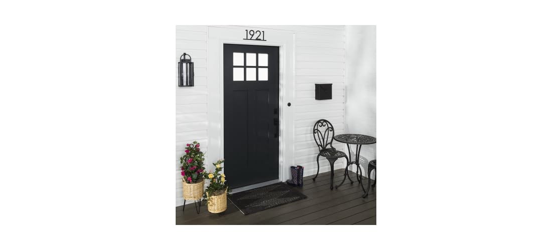 Rust-Oleum 369383 Advanced Dry Door & Trim Paint, Quart, Satin Black