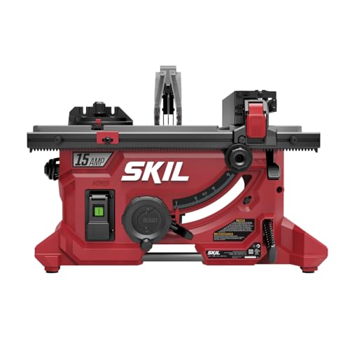 SKIL 15 Amp 10 Inch Portable Jobsite Table Saw with Folding Stand- TS6307-00