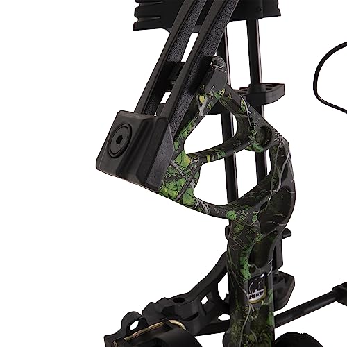 Bear Archery Royale Ready to Hunt Compound Bow Package for Adults and Youth, 12”- 27” Draw Length, 5-50 Lbs Draw Weight, Up to 290 FPS, Limbs Made in USA, Limited Life-Time Warranty