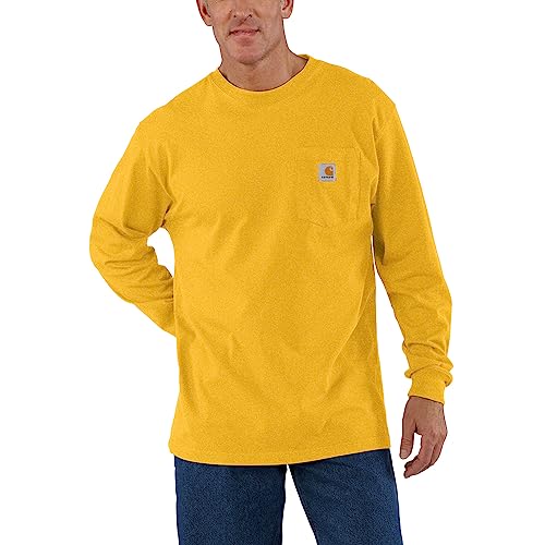 Carhartt Men's Loose Fit Heavyweight Long-Sleeve Pocket T-Shirt