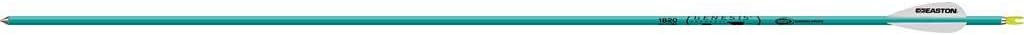 Easton Genesis V2 Arrows with 3" Vanes (6 Pack), 1820, Teal