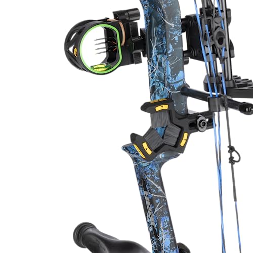 Bear Archery Legit Ready to Hunt Compound Bow Package for Adults & Youth, 14”- 30” Draw Length, 10-70 Lbs Draw Weight, Up to 315 FPS, Made in USA, Limited Life-Time Warranty