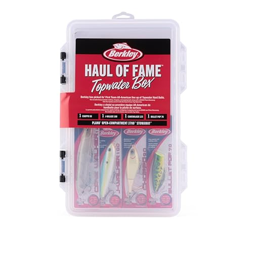 Berkley Choppo Topwater Fishing Lure, HD Golden Shiner, Size 120, Cupped Propeller Tail for Balance of Sound and Spray, Equipped with Sharp Fusion19TM Hook