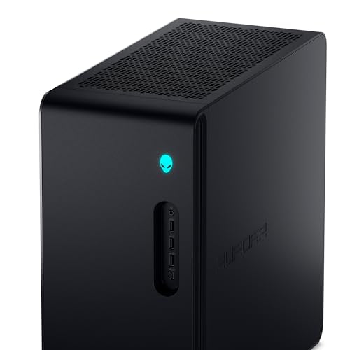 Alienware Aurora R16 Gaming Desktop - Intel Core i9-13900F, 32GB DDR5 RAM, 1TB SSD + 1TB HDD, NVIDIA GeForce RTX 4070 12GB GDDR6X Graphics, Windows 11 Home, 1 Year Premium Support - Basalt Black