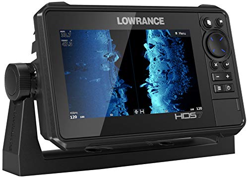 Lowrance HDS-Live Fish Finder, Multi-Touch Screen, Live Sonar Compatible, Preloaded C-MAP US Enhanced Mapping