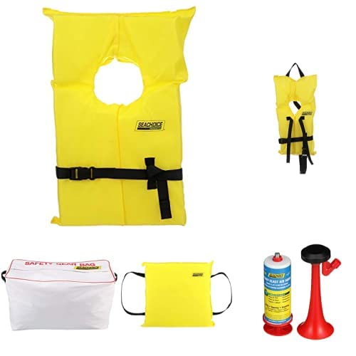 Seachoice Life Vest, Type II Personal Flotation Device - USCG Approved - Multiple Sizes and Colors