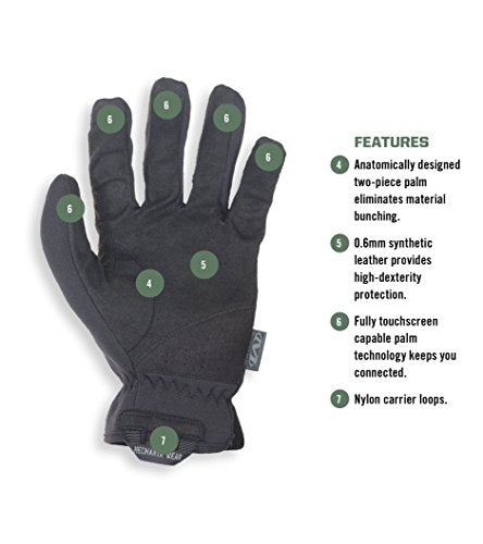 Mechanix Wear: Multicam FastFit Tactical Work Gloves (Large, Multicam)