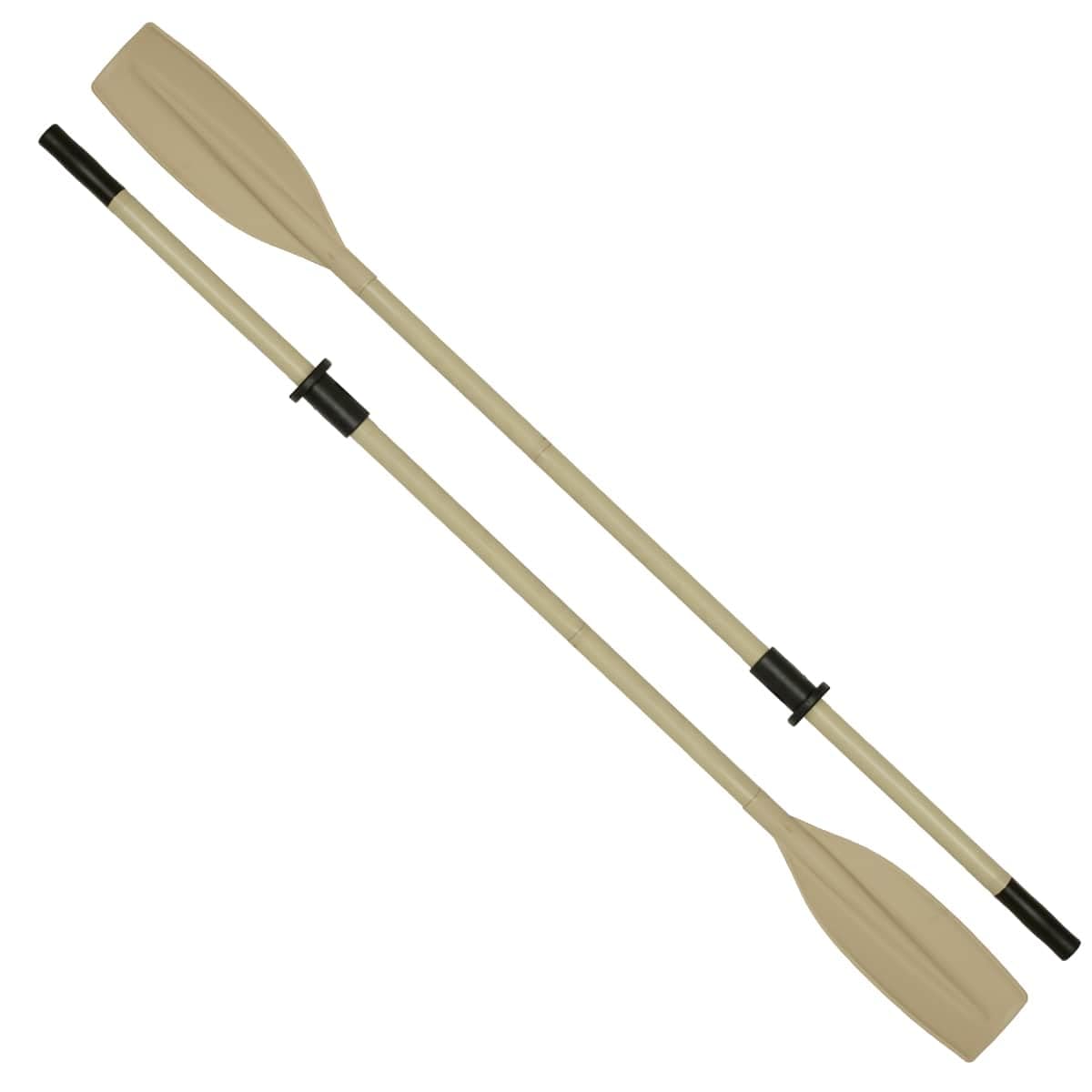 Oceansouth Heavy Duty Aluminum Oars (Split Shaft/Detachable) with Rubber Oar Sleeves - Light Weight