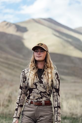 First Lite Women's Kiln Hoody - Merino Wool Midweight Camo Hunting Base Layer