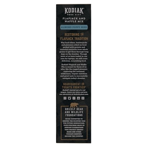 Kodiak Cakes Protein Pancake Power Cakes, Flapjack and Waffle Baking Mix, Buttermilk, 20 Oz, (Pack of 6)