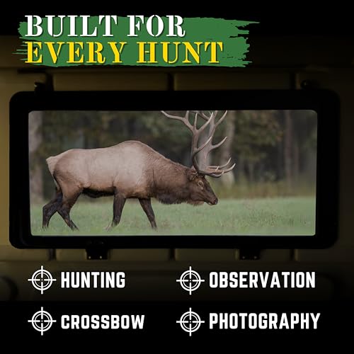 Outta Site Hunting Blind – 4 & 5 Sided High Density Plastic Hunting Blind – 1-2 & 2-3 Person Hard-Sided Ground Blind for Deer, Turkey Hunting – 360 Views – Arctic Snow Camo, Habitat Olive, Thicket Oak