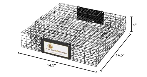 Rugged Ranch Live Chipmunk Trap, Catch & Release Cage, Large, Chipmunkinator