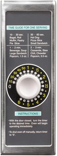 Sharp R-21LCFS Medium-Duty Commercial Microwave Oven with Dial Timer, Stainless Steel, 1000-Watts, 120-Volts