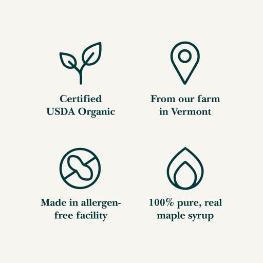 Vermont Maple Syrup - 64 oz Grade A, Golden Delicate Organic Maple Syrup - 100% Pure and Authentic Maple Syrup for Pancakes, Waffles and More - Nut free, Gluten Free, Vegan, Paleo