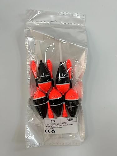 THKFISH Fishing Floats Bobbers Slide Floats Balsa Fishing Bobber Slip Bobbers for Crappie Panfish Trout Bass (1/2oz 2"x5.28") (1/6 1.6"x4.8") 5Pcs