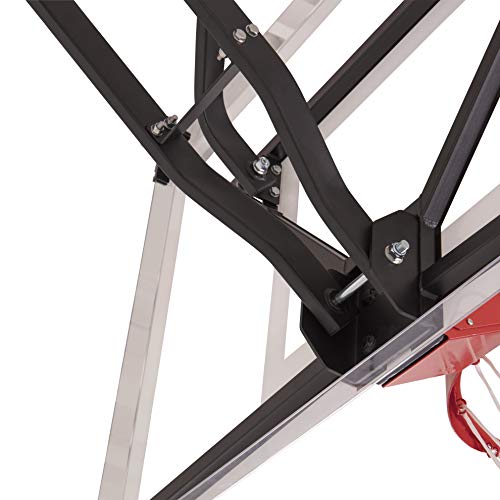 Silverback NXT 54" In-Ground Basketball Hoop with Adjustable-Height Backboard and QuickPlay Design , Black