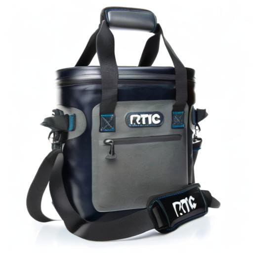 RTIC Ultra-Tough Soft Cooler 30 Can, Insulated Bag Portable Ice Chest Box for Lunch, Beach, Drink, Beverage, Travel, Camping, Picnic, Car, Trips, Floating Cooler Leak-Proof with Zipper