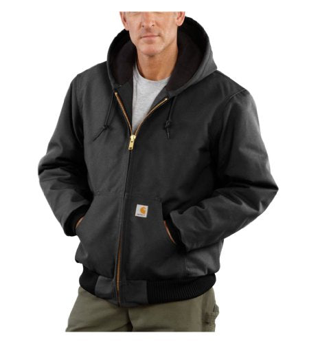 Carhartt Men's Loose Fit Firm Duck Insulated Flannel-Lined Active Jacket