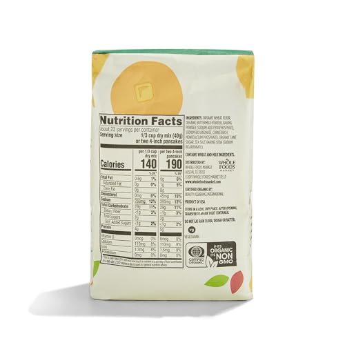365 by Whole Foods Market, Organic Buttermilk Pancake & Waffle Mix, 32 OZ