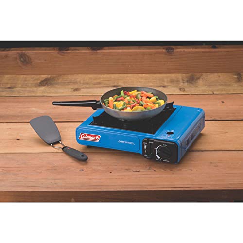 Coleman Classic 1-Burner Butane Stove, Portable Camping Cooktop with Carry Case & InstaStart Ignition, Adjustable Burner with 7650 BTUs of Power