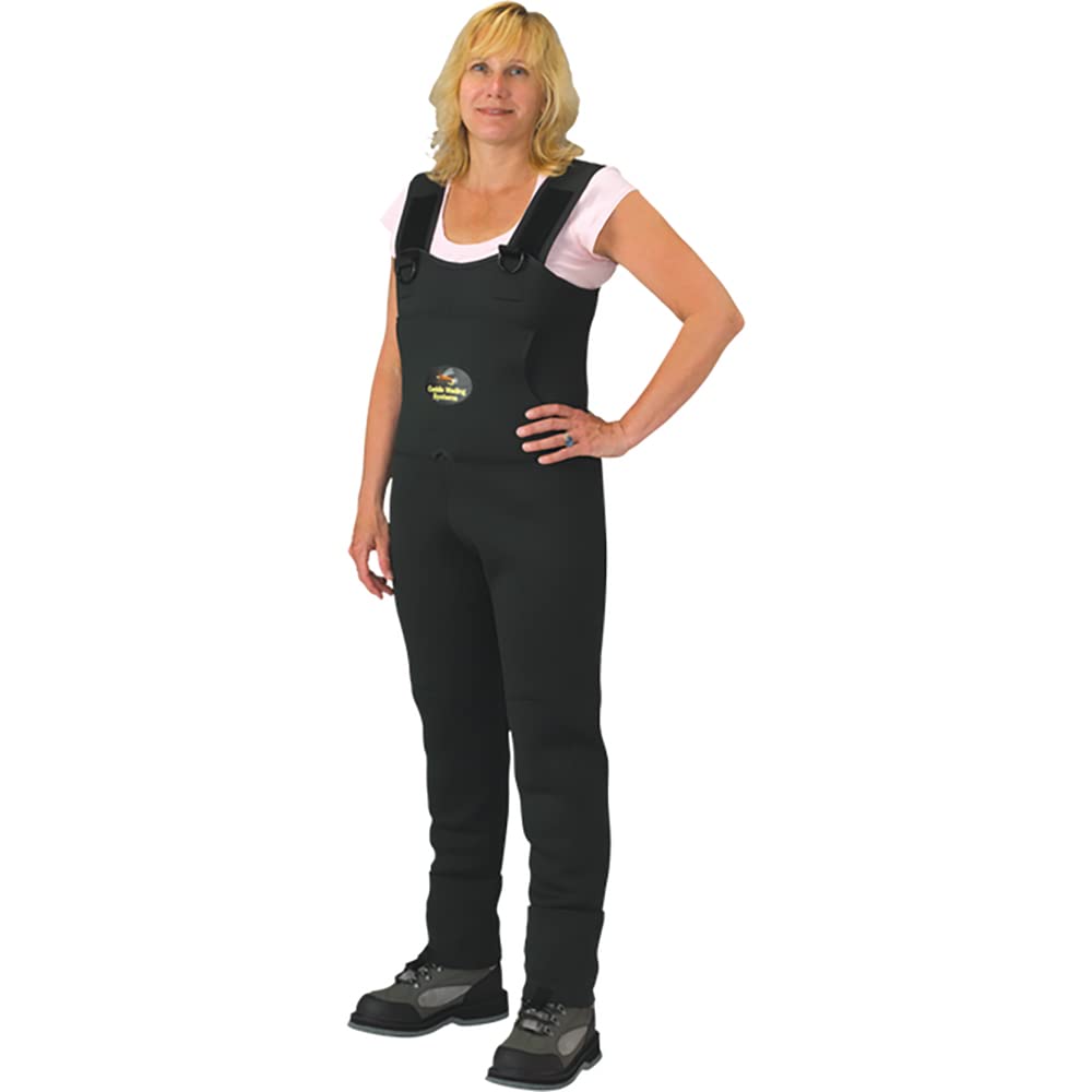 Caddis Wading Systems Women's Green Neoprene Stocking Foot Wader