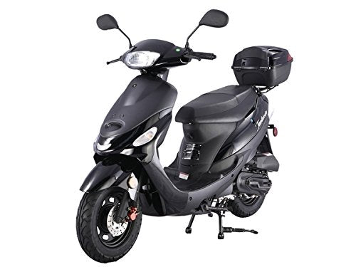 HHH 49cc/ 50cc Scooter Gas Fully Automatic Street Scooter Moped Vino 50 with Matching Trunk 50cc Moped for Adult
