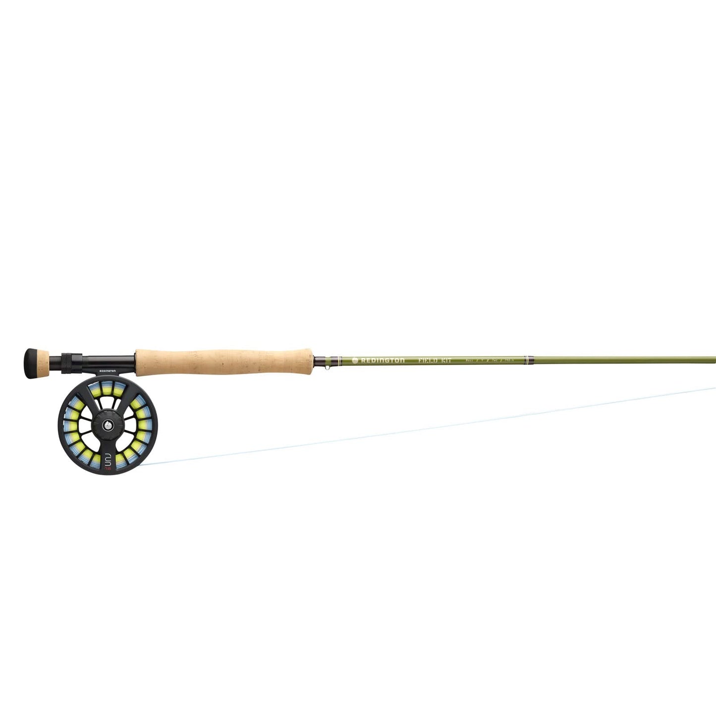 Redington Fly Fishing Field Kit, Fly Rod and Reel Combo Starter Kit, Line and Carrying Case Included