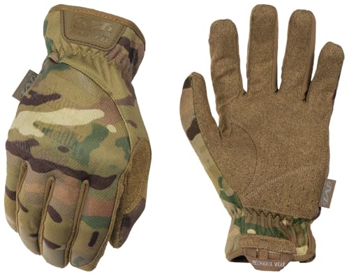 Mechanix Wear: Multicam FastFit Tactical Work Gloves (Large, Multicam)