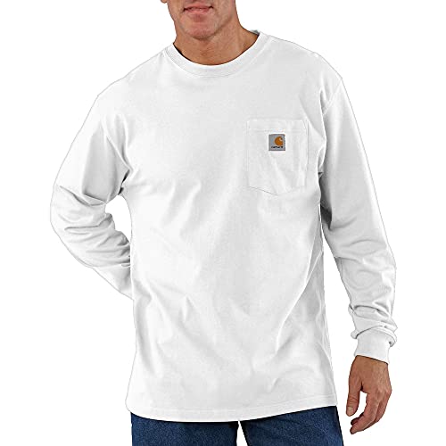Carhartt Men's Loose Fit Heavyweight Long-Sleeve Pocket T-Shirt
