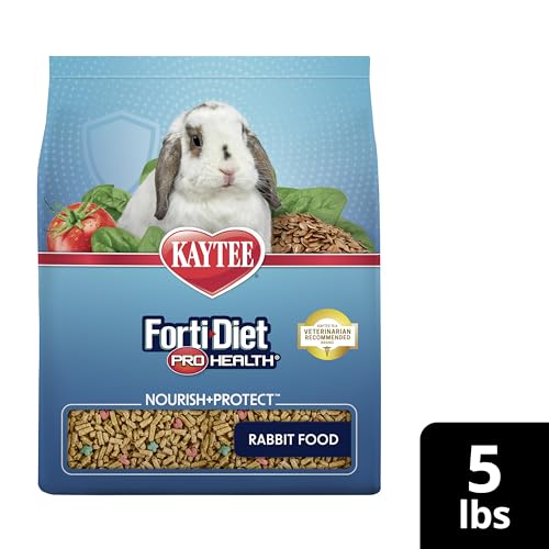 Kaytee Forti-Diet Pro Health Adult Rabbit Food, 5-Lb Bag