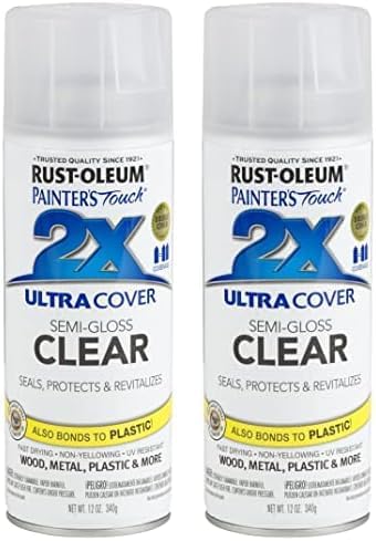 Rust-Oleum 331182 Painter's Touch 2X Ultra Cover Spray Paint, 12 oz, Ultra Matte Black
