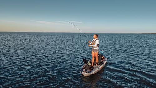 Pelican Catch Mode 110 Premium Angler Kayak - Fishing Kayak with Lawnchair - 10.5 ft