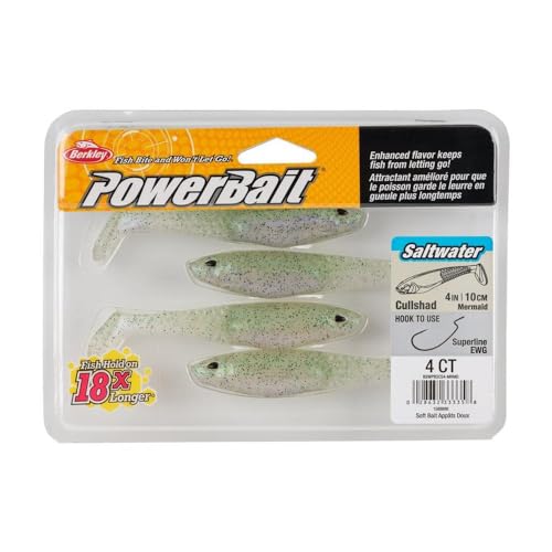 Berkley PowerBait Saltwater CullShad Fishing Soft Bait