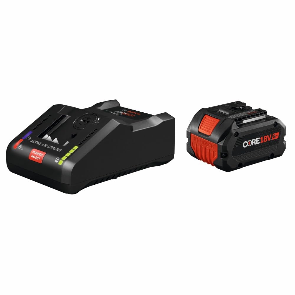 Bosch GBA18V80-2PK 18V CORE18V® Lithium-Ion 8 Ah High Power Battery, 2-Pack