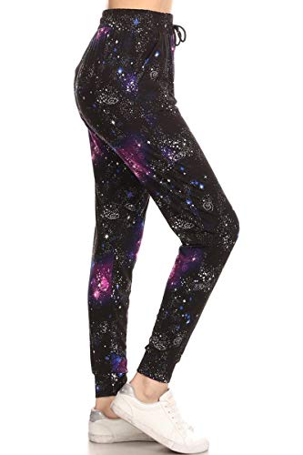 Leggings Depot Women's Relaxed-fit Jogger Track Cuff Sweatpants with Pockets for Yoga, Workout