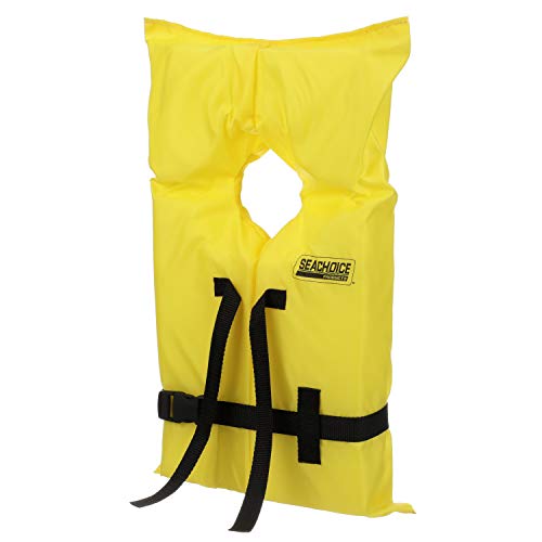 Seachoice Life Vest, Type II Personal Flotation Device - USCG Approved - Multiple Sizes and Colors