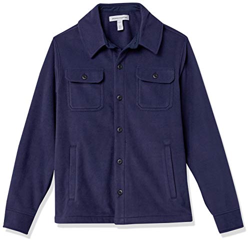 Amazon Essentials Men's Long-Sleeve Polar Fleece Shirt Jacket