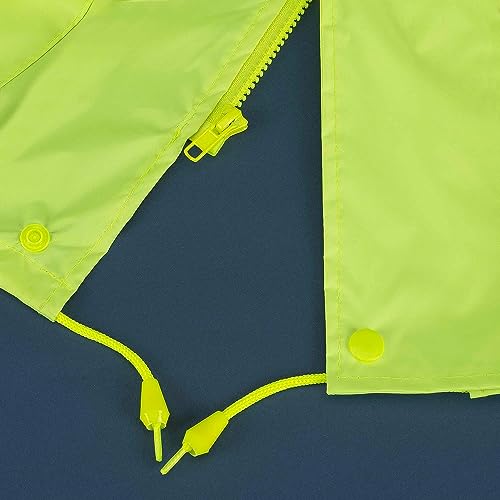 Pioneer Hi Vis Lightweight Waterproof Safety Rain Suit - Reflective Work Rain Gear for Men and Women
