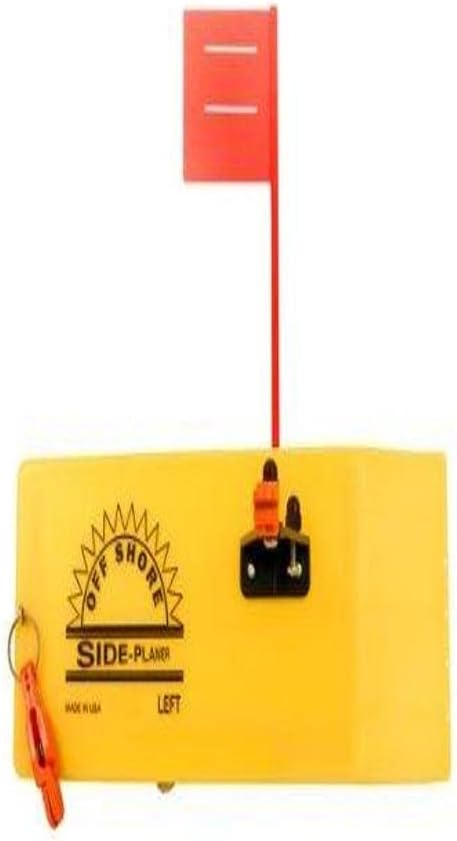 Off Shore OR12L Left Side Planer with Flag, Yellow , 9-1/2"