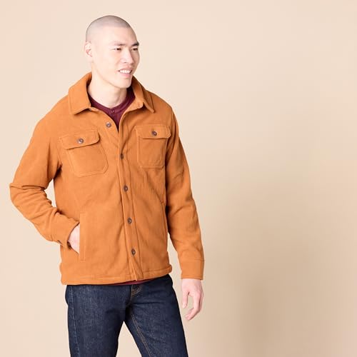 Amazon Essentials Men's Long-Sleeve Polar Fleece Shirt Jacket