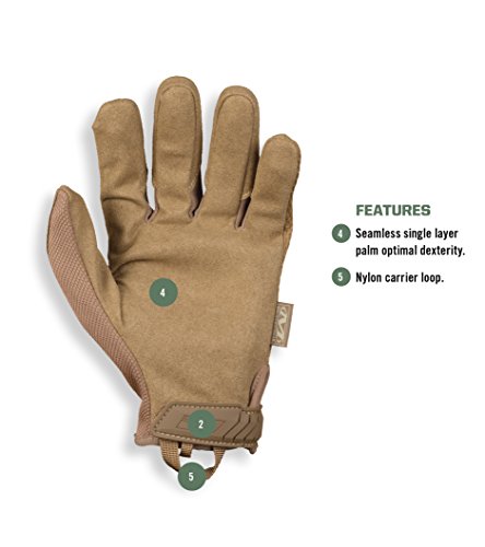 Mechanix Wear: The Original Tactical Work Gloves with Secure Fit, Flexible Grip for Multi-Purpose Use, Durable Touchscreen Safety Gloves for Men (Camouflage - MultiCam, X-Large)