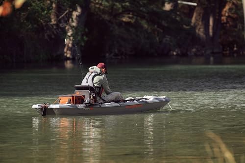 Pelican Catch Mode 110 Premium Angler Kayak - Fishing Kayak with Lawnchair - 10.5 ft