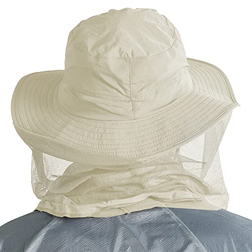 Peicees Head Net Hat for Men Women Adventure Fishing Hat Safari Hat for Hunting Camping Hiking
