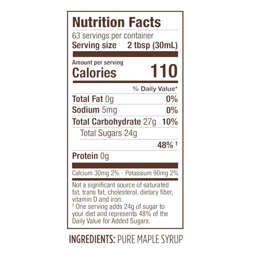 Butternut Mountain Farm Pure Vermont Maple Syrup, Grade A, Dark Color, Robust Taste, All Natural, Easy Pour, 32 Fl Oz, 1 Qt (Prev Grade B)