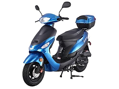 HHH 49cc/ 50cc Scooter Gas Fully Automatic Street Scooter Moped Vino 50 with Matching Trunk 50cc Moped for Adult