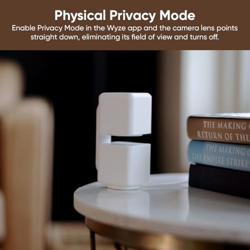 WYZE Cam Pan v4, 4K Smart Security Camera, AI Indoor/Outdoor Cameras for Home Security, Baby & Pet, Color Night Vision, 360° Pan/Tilt/8 x Digital Zoom, 2.4G & 5G, Works with Alexa & Google Assistant