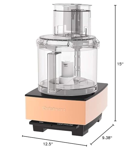 Cuisinart Food Processor 14-Cup Vegetable Chopper for Mincing, Dicing, Shredding, Puree & Kneading Dough, Stainless Steel, DFP-14BCNY