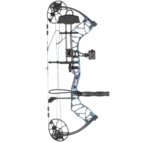 Bear Archery Legit Ready to Hunt Compound Bow Package for Adults & Youth, 14”- 30” Draw Length, 10-70 Lbs Draw Weight, Up to 315 FPS, Made in USA, Limited Life-Time Warranty